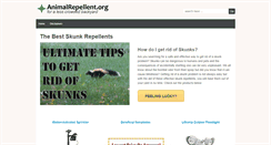 Desktop Screenshot of animalrepellent.org